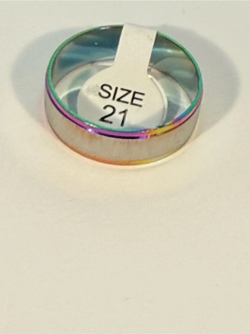 Mixed Bundle of 10 NWT Men's Stainless Steel Band Ring in Multicolor Finish